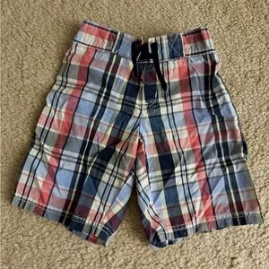 Janie and Jack Multicolor Striped Swim Trunks